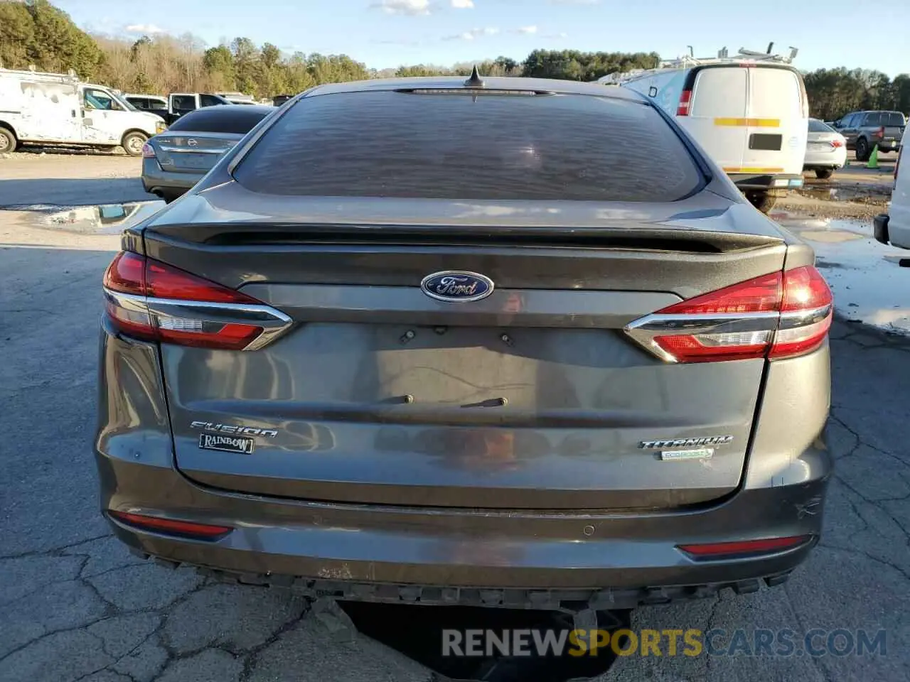 6 fotografías del automóvil dañado 3FA6P0K98KR271219 FORD FUSION 2019