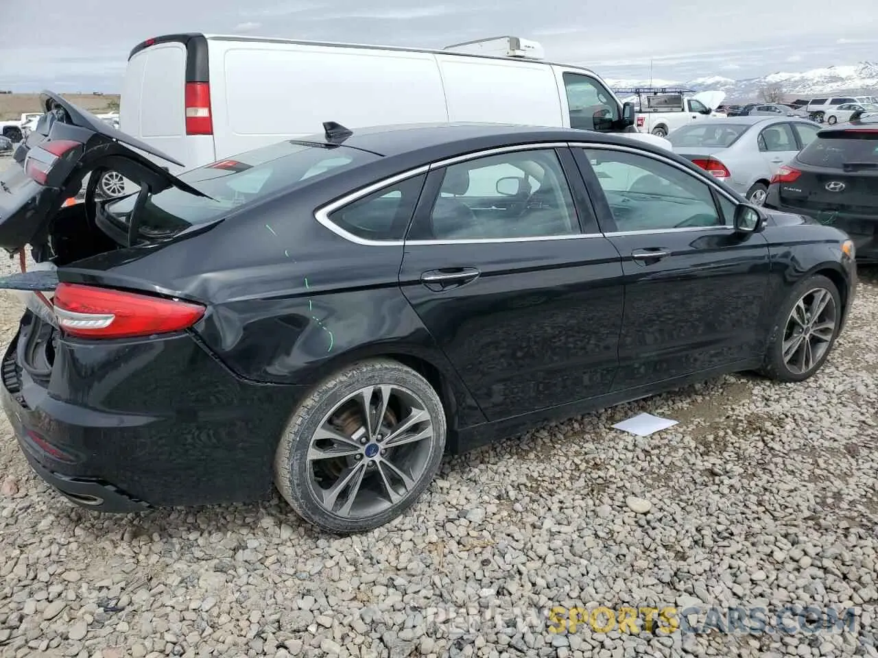 3 fotografías del automóvil dañado 3FA6P0K9XKR269374 FORD FUSION 2019