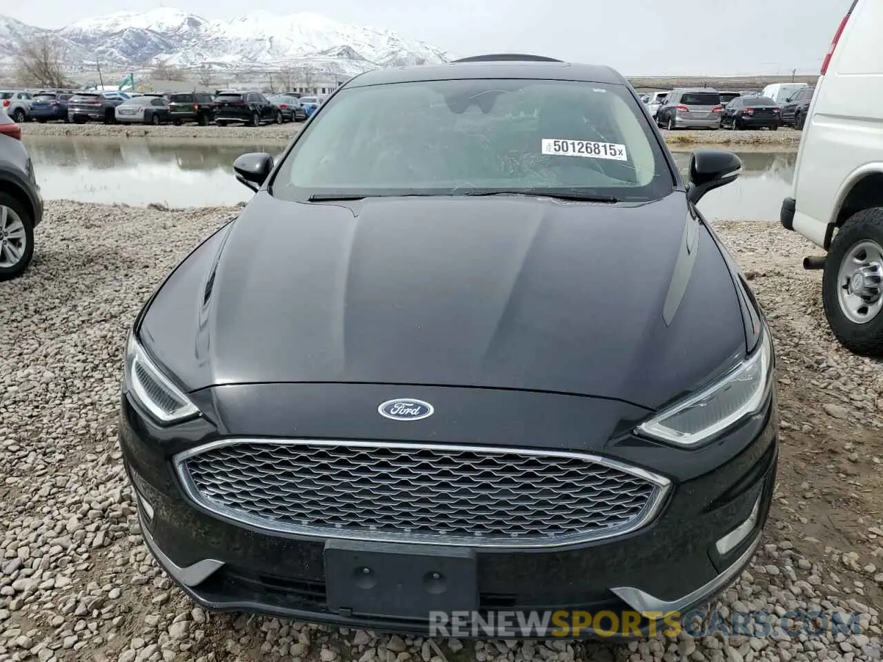 5 fotografías del automóvil dañado 3FA6P0K9XKR269374 FORD FUSION 2019
