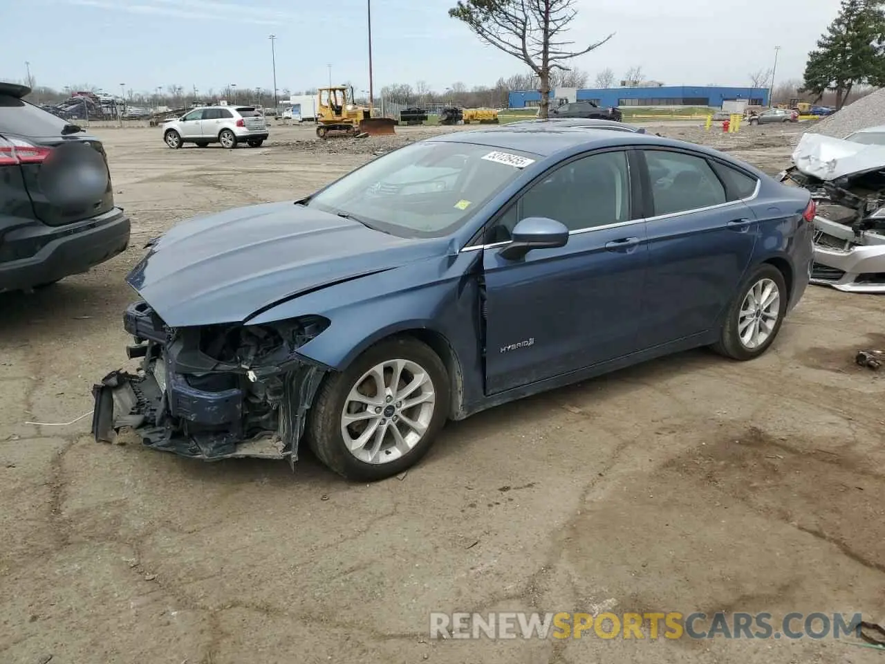 1 fotografías del automóvil dañado 3FA6P0LU2KR168154 FORD FUSION 2019