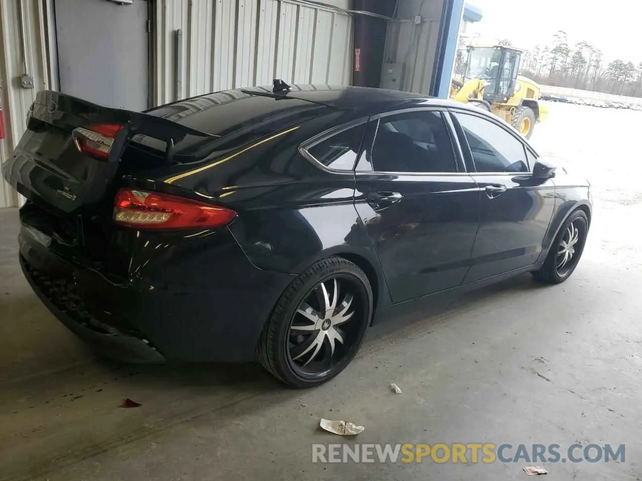 3 fotografías del automóvil dañado 3FA6P0LU2KR182538 FORD FUSION 2019
