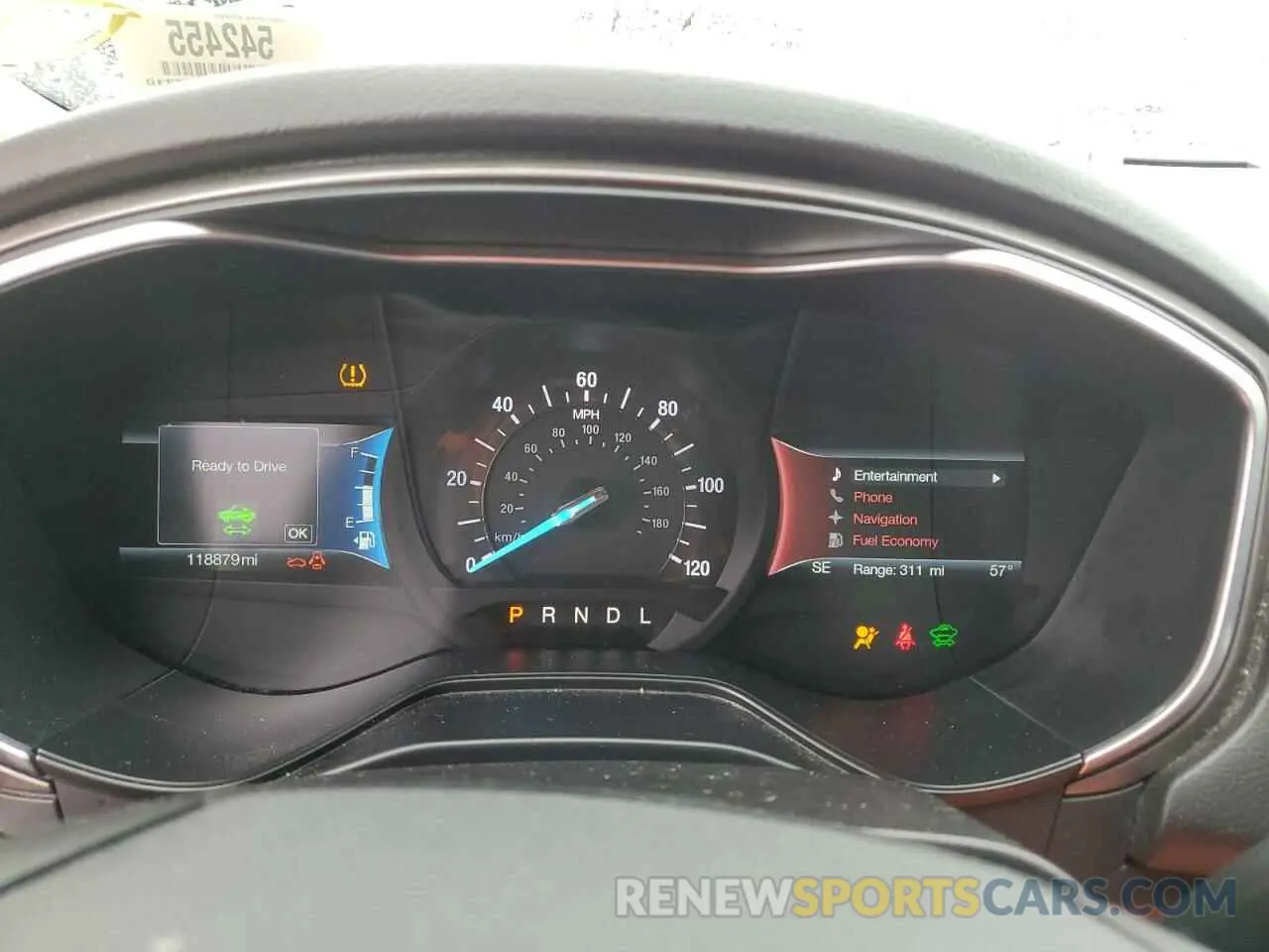 9 fotografías del automóvil dañado 3FA6P0LU3KR167210 FORD FUSION 2019