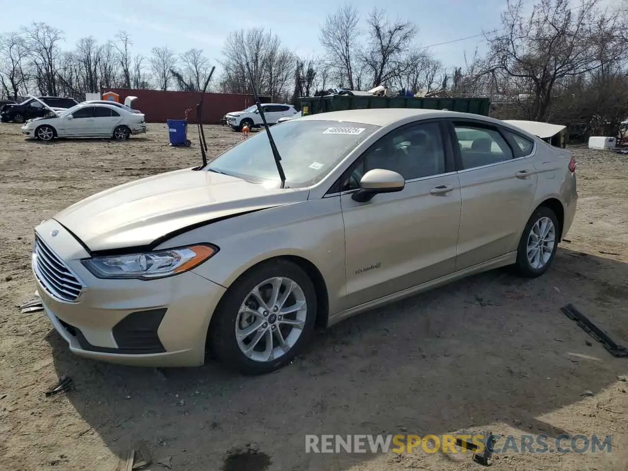1 fotografías del automóvil dañado 3FA6P0LU4KR146365 FORD FUSION 2019