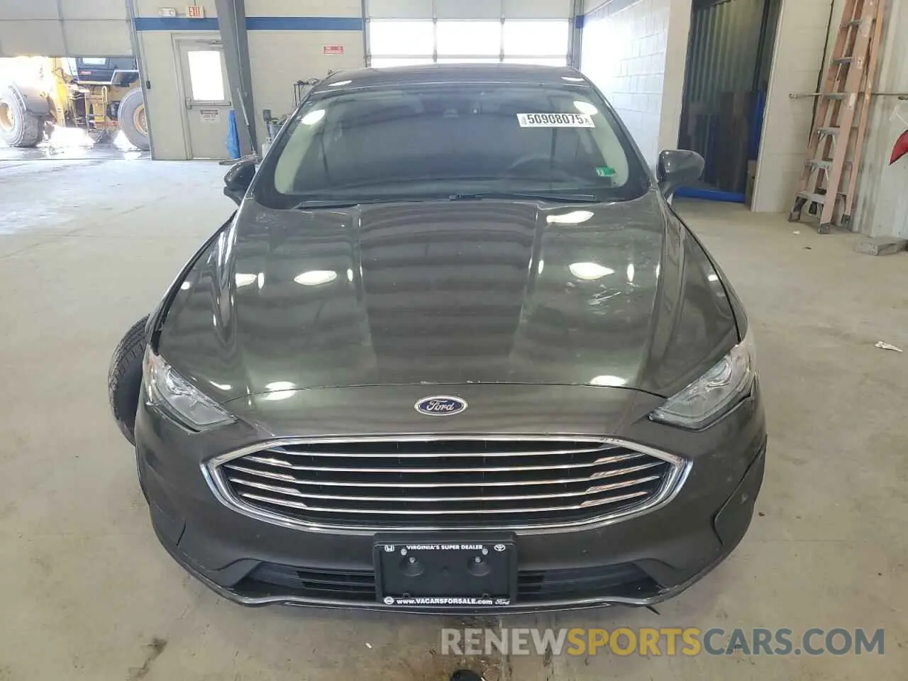 5 fotografías del automóvil dañado 3FA6P0LU4KR241900 FORD FUSION 2019