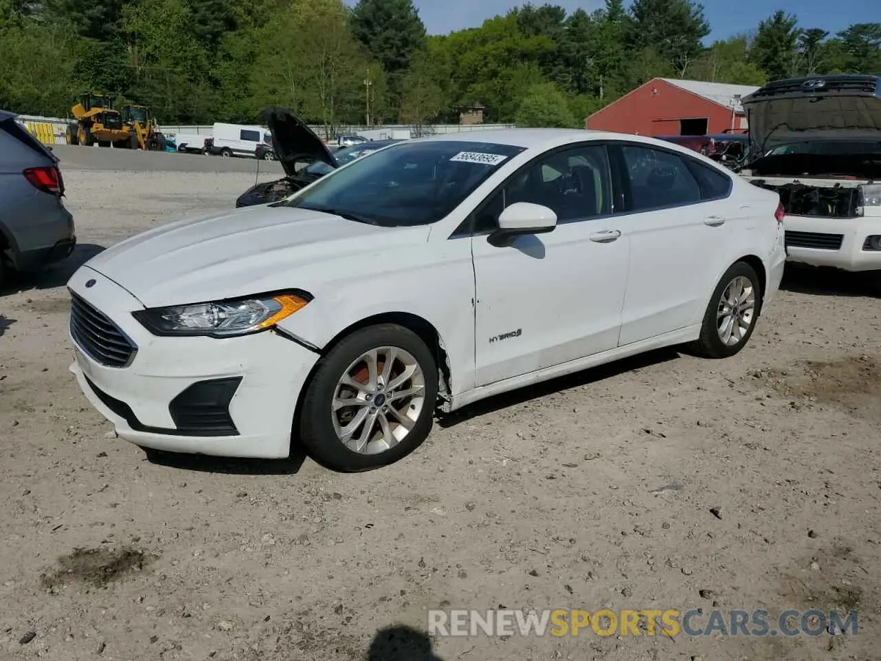 1 fotografías del automóvil dañado 3FA6P0LU4KR262729 FORD FUSION 2019