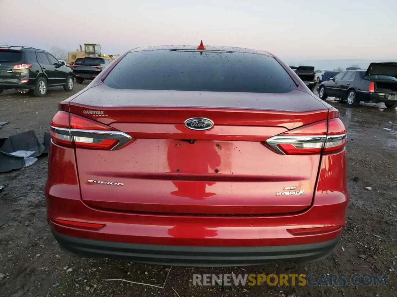 6 fotografías del automóvil dañado 3FA6P0LU6KR206193 FORD FUSION 2019