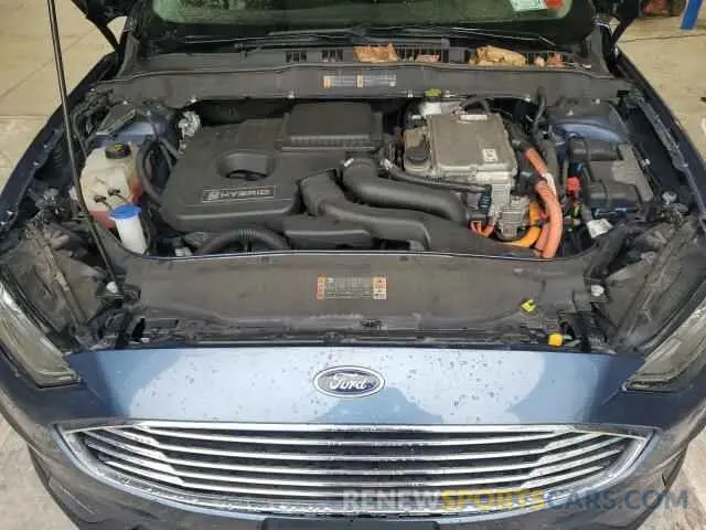 11 fotografías del automóvil dañado 3FA6P0LU6KR208428 FORD FUSION 2019