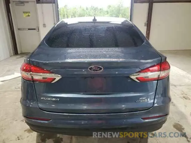 6 fotografías del automóvil dañado 3FA6P0LU6KR208428 FORD FUSION 2019