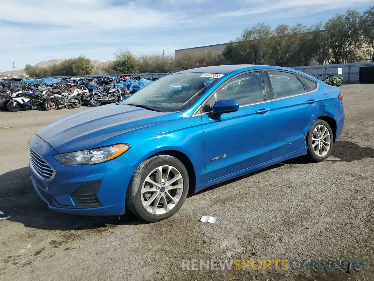 1 fotografías del automóvil dañado 3FA6P0LU7KR277239 FORD FUSION 2019