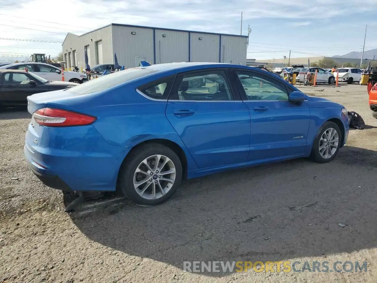 3 fotografías del automóvil dañado 3FA6P0LU7KR277239 FORD FUSION 2019