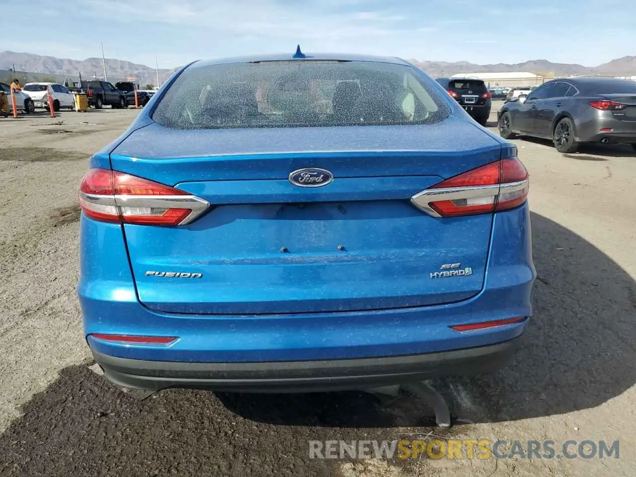 6 fotografías del automóvil dañado 3FA6P0LU7KR277239 FORD FUSION 2019