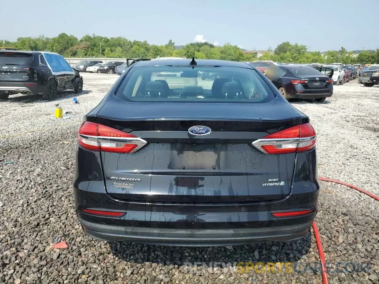 6 fotografías del automóvil dañado 3FA6P0LU9KR117248 FORD FUSION 2019