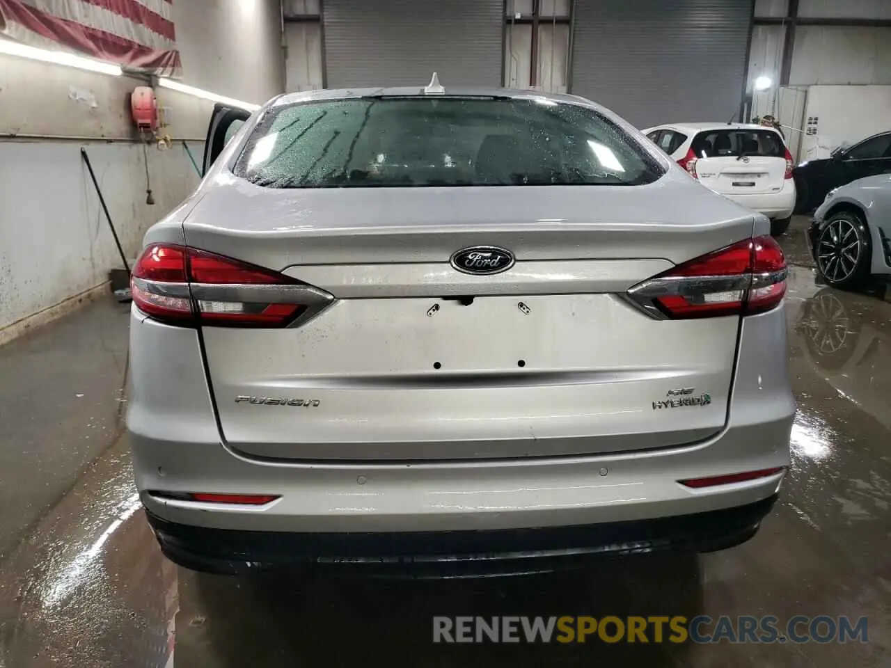 6 fotografías del automóvil dañado 3FA6P0LU9KR143882 FORD FUSION 2019