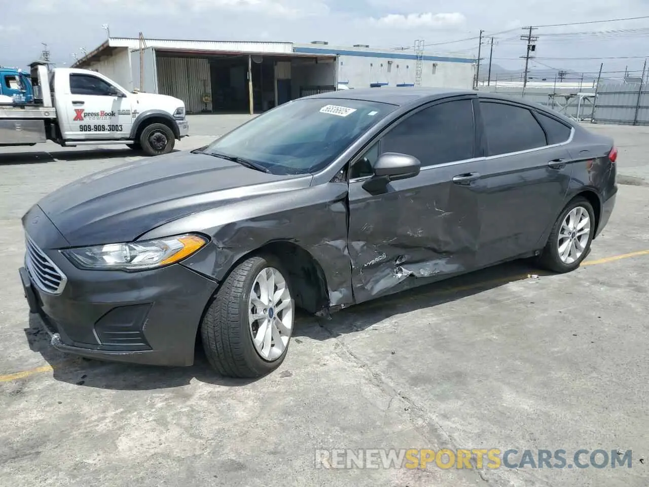 1 fotografías del automóvil dañado 3FA6P0LU9KR188398 FORD FUSION 2019