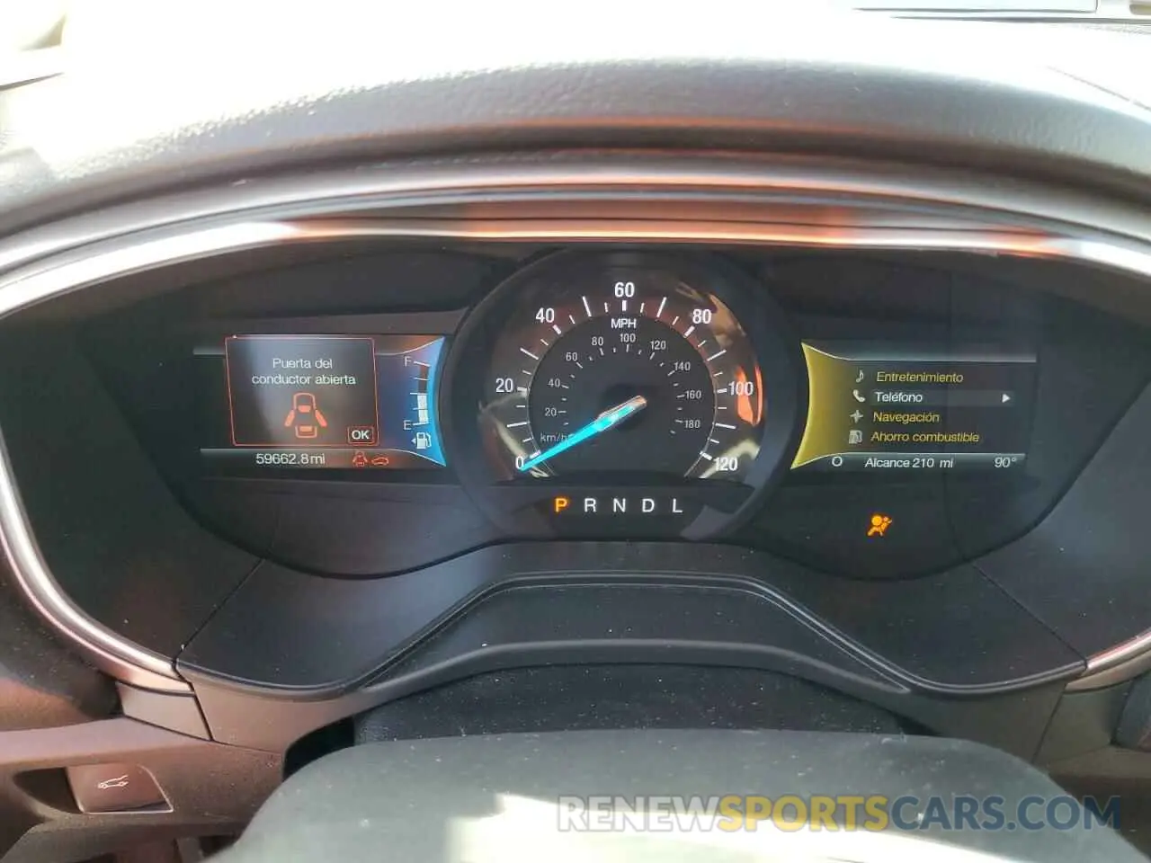 9 fotografías del automóvil dañado 3FA6P0LU9KR193763 FORD FUSION 2019
