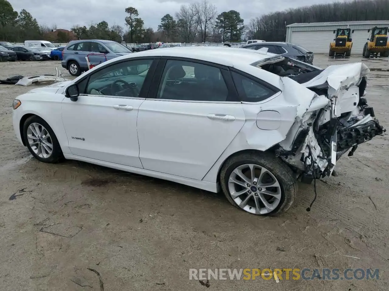 2 fotografías del automóvil dañado 3FA6P0LU9KR219214 FORD FUSION 2019