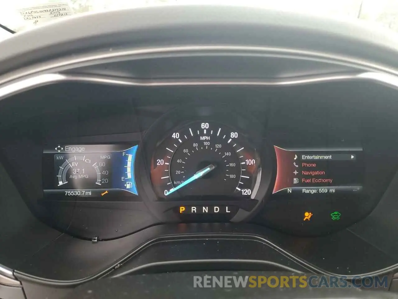 9 fotografías del automóvil dañado 3FA6P0LU9KR219214 FORD FUSION 2019