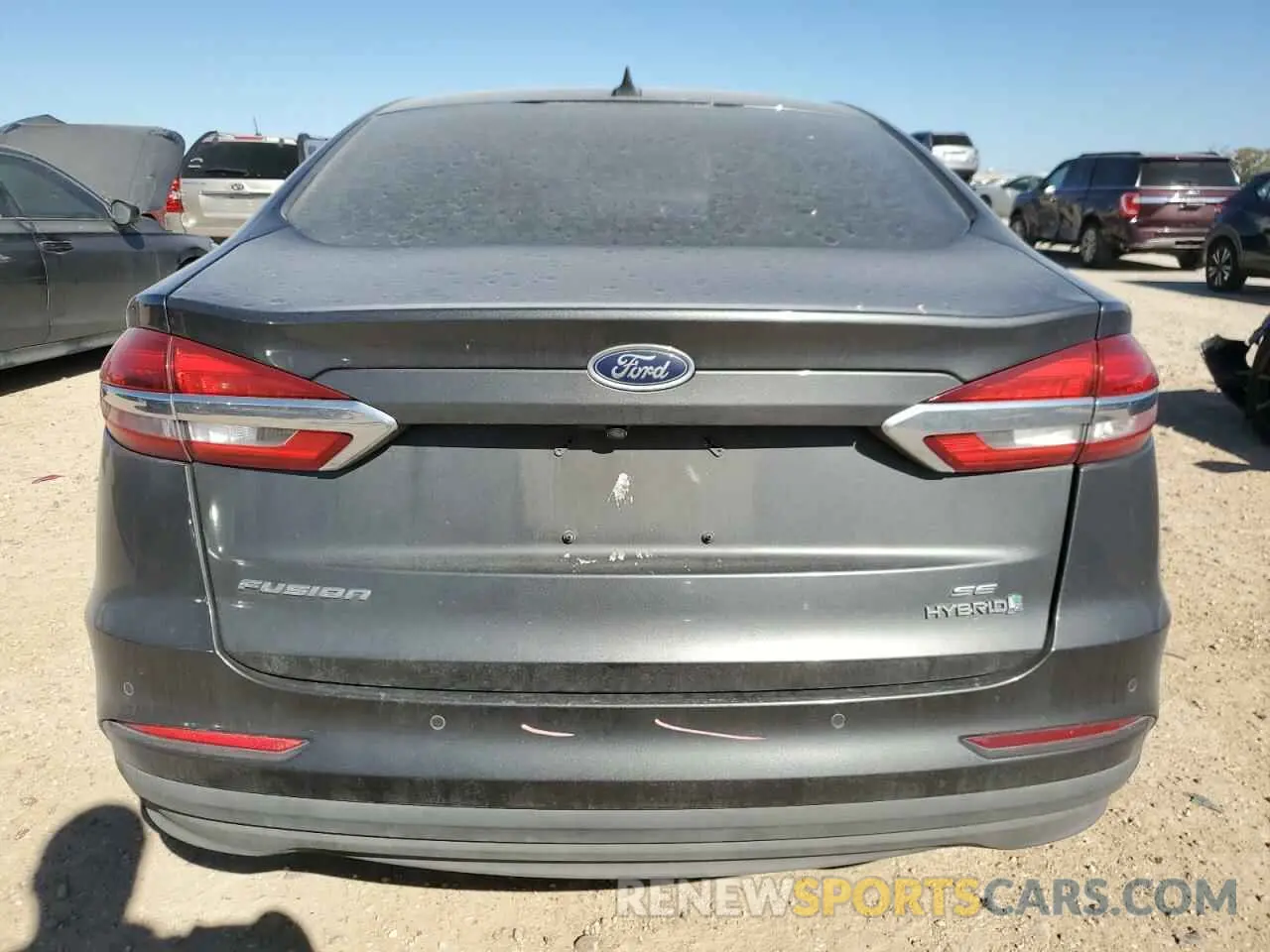 6 fotografías del automóvil dañado 3FA6P0LUXKR107053 FORD FUSION 2019