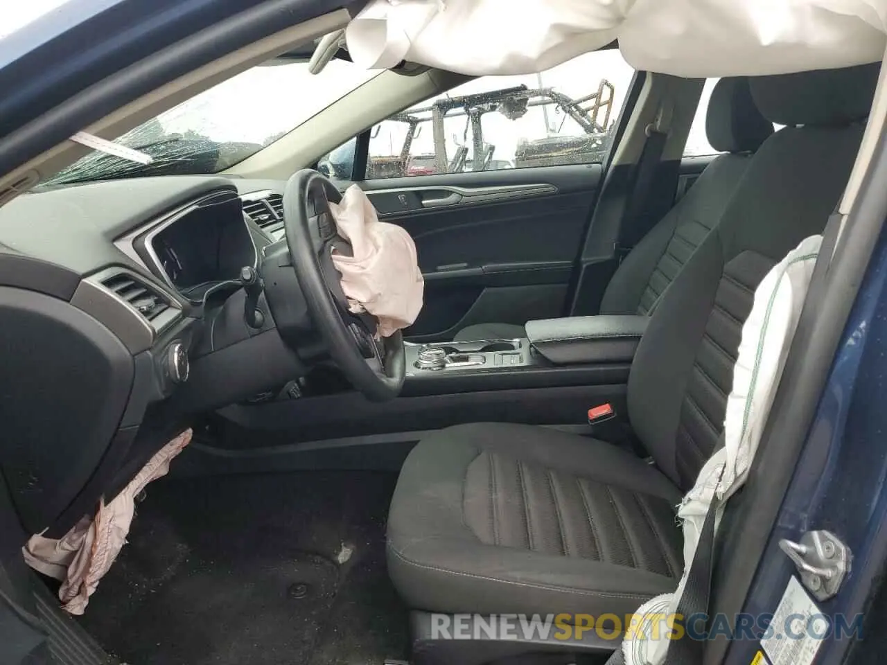 7 fotografías del automóvil dañado 3FA6P0LUXKR197921 FORD FUSION 2019