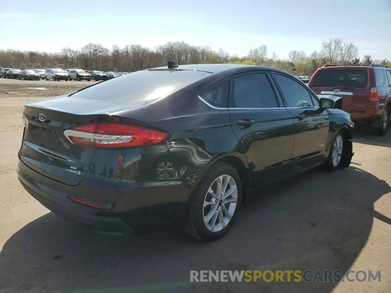 3 fotografías del automóvil dañado 3FA6P0LUXKR274464 FORD FUSION 2019