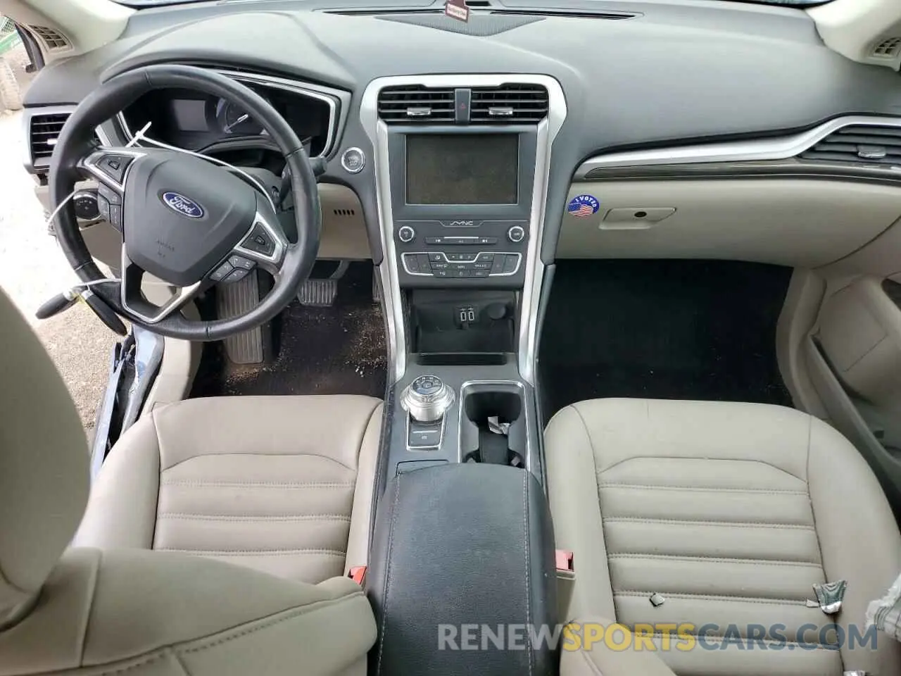 8 fotografías del automóvil dañado 3FA6P0MU2KR149697 FORD FUSION 2019