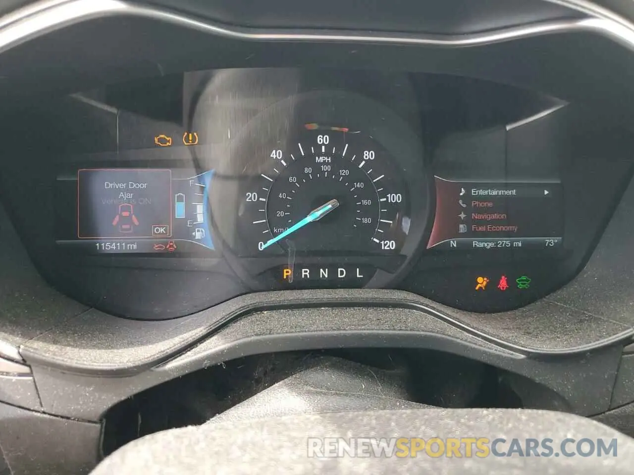 9 fotografías del automóvil dañado 3FA6P0MU3KR180750 FORD FUSION 2019