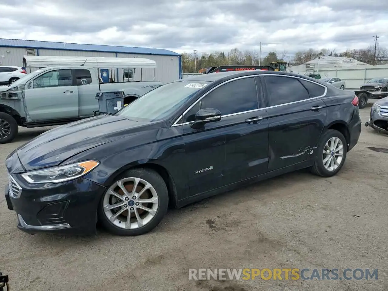 1 fotografías del automóvil dañado 3FA6P0MU7KR139828 FORD FUSION 2019