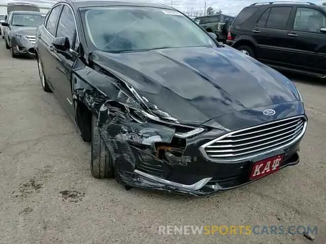 10 fotografías del automóvil dañado 3FA6P0MU7KR139828 FORD FUSION 2019
