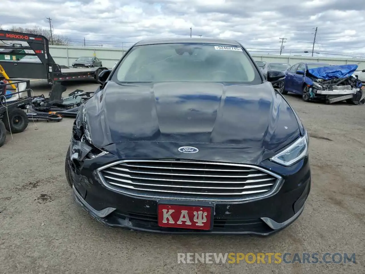 5 fotografías del automóvil dañado 3FA6P0MU7KR139828 FORD FUSION 2019