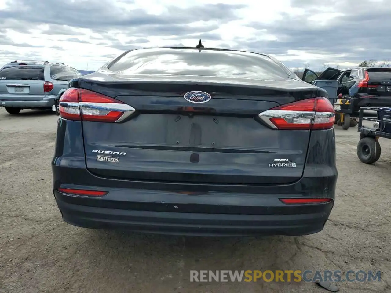 6 fotografías del automóvil dañado 3FA6P0MU7KR139828 FORD FUSION 2019