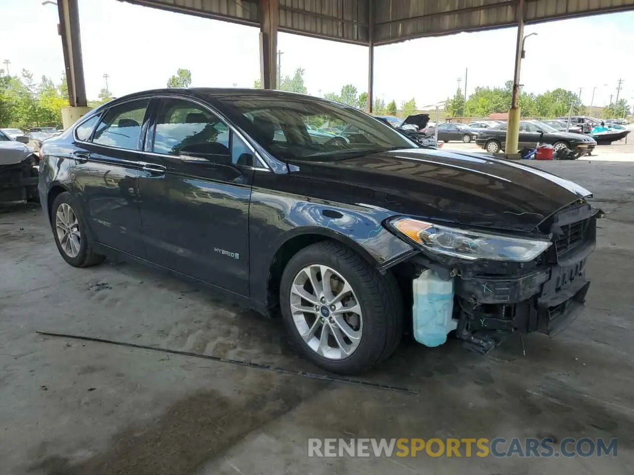 4 fotografías del automóvil dañado 3FA6P0MU8KR167010 FORD FUSION 2019