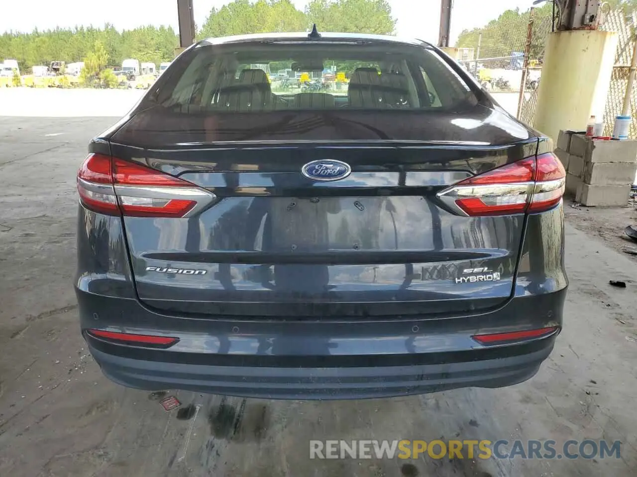 6 fotografías del automóvil dañado 3FA6P0MU8KR167010 FORD FUSION 2019