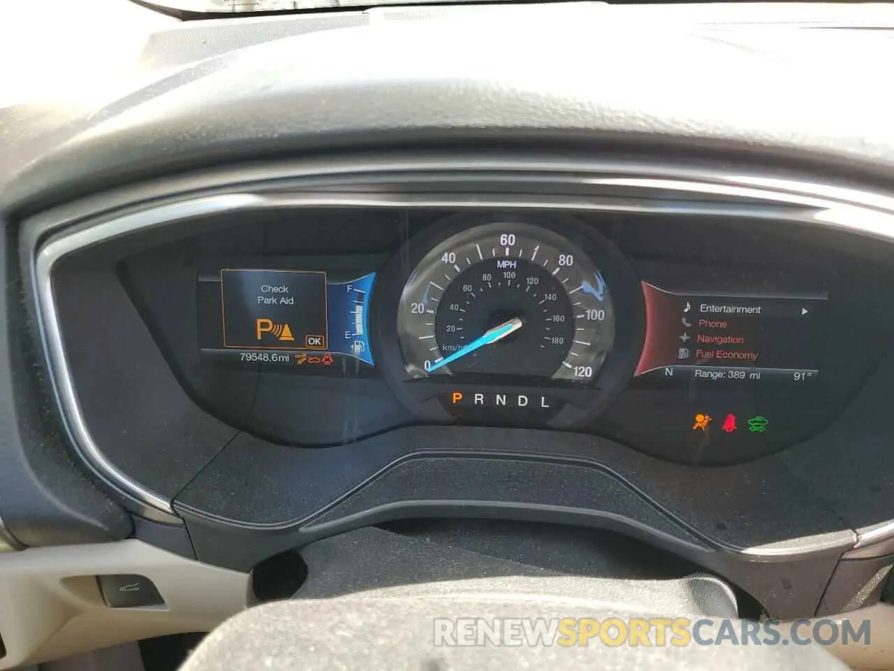 9 fotografías del automóvil dañado 3FA6P0MU8KR236052 FORD FUSION 2019