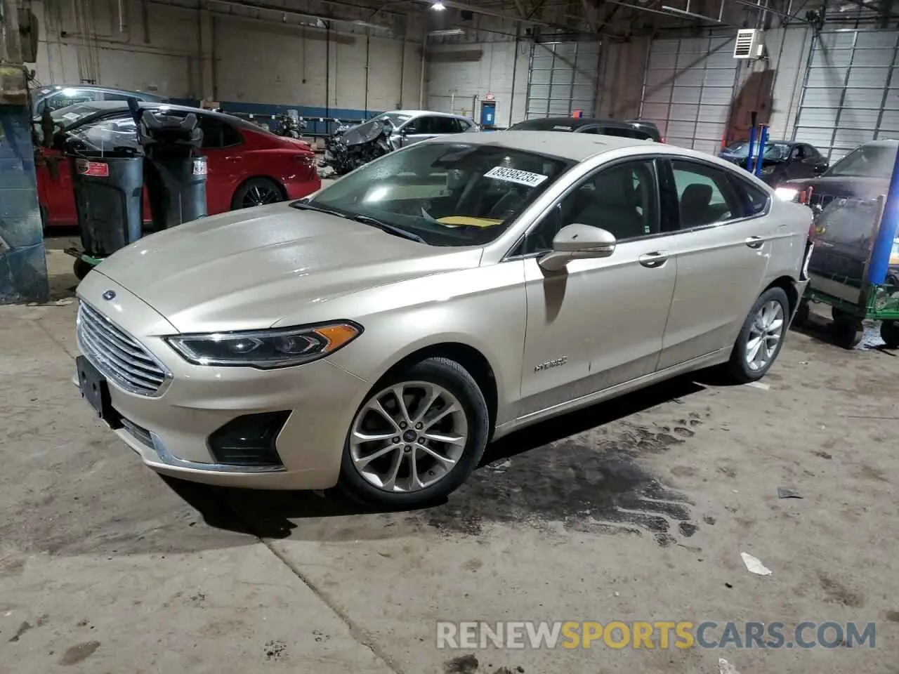 1 fotografías del automóvil dañado 3FA6P0MU8KR257967 FORD FUSION 2019