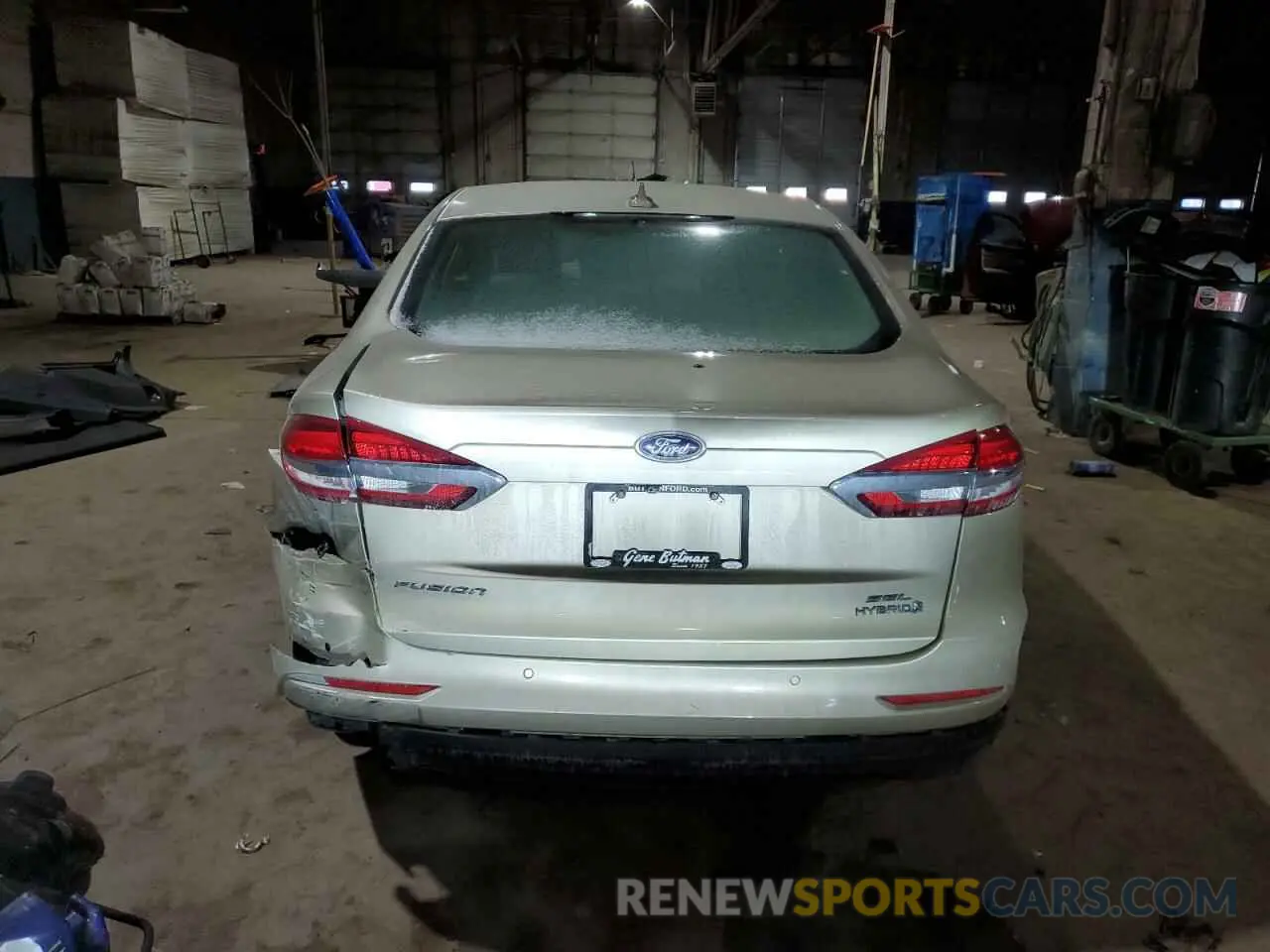 6 fotografías del automóvil dañado 3FA6P0MU8KR257967 FORD FUSION 2019