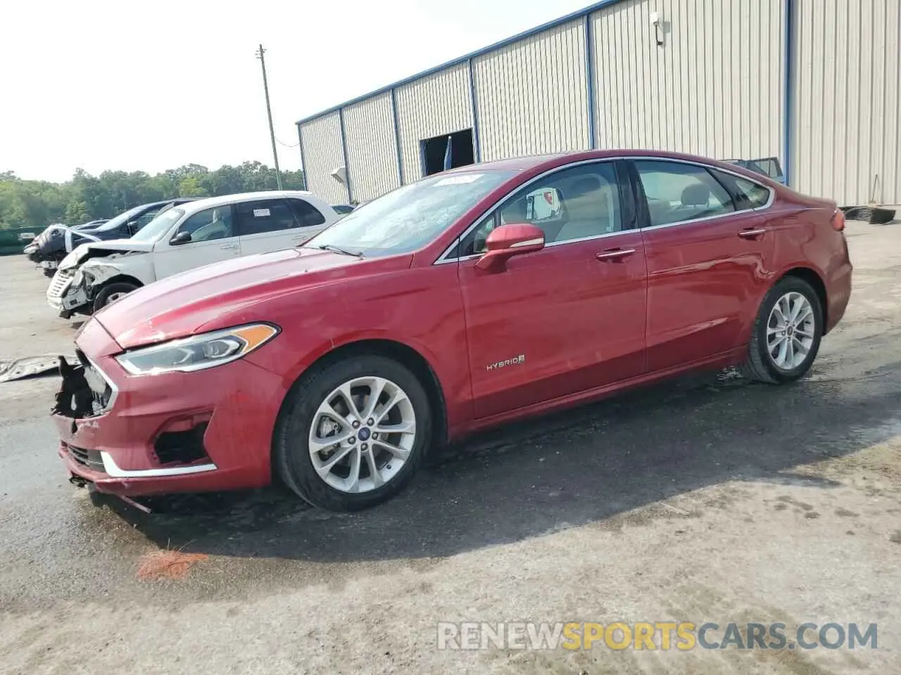 1 fotografías del automóvil dañado 3FA6P0MU9KR136851 FORD FUSION 2019