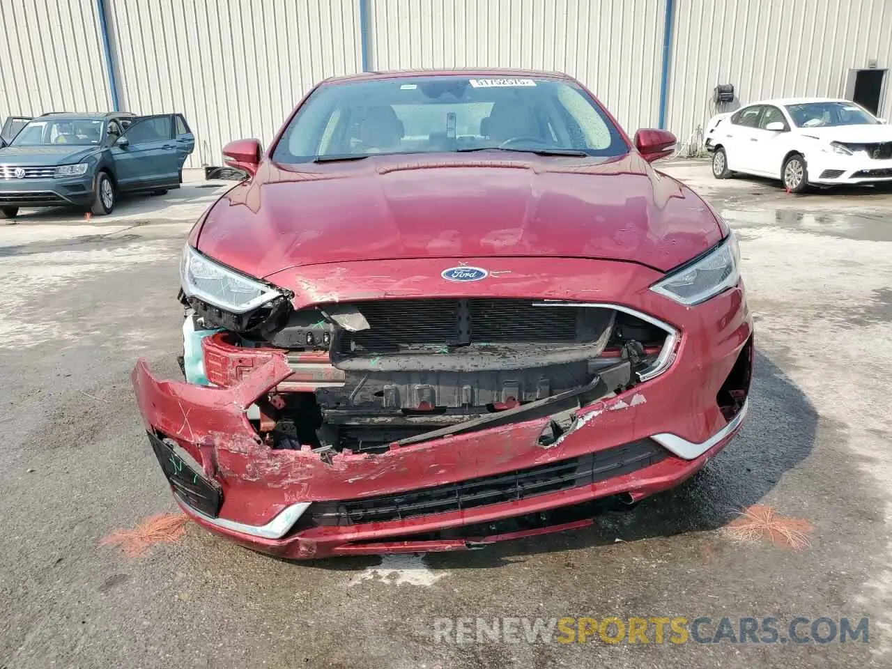 5 fotografías del automóvil dañado 3FA6P0MU9KR136851 FORD FUSION 2019
