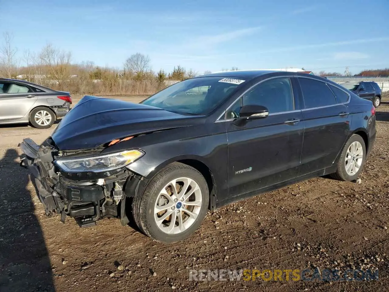 1 fotografías del automóvil dañado 3FA6P0MUXKR131383 FORD FUSION 2019