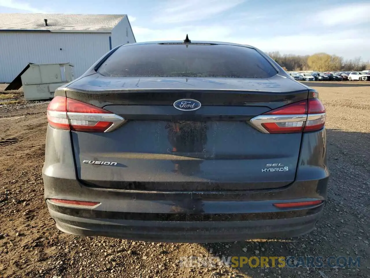 6 fotografías del automóvil dañado 3FA6P0MUXKR131383 FORD FUSION 2019