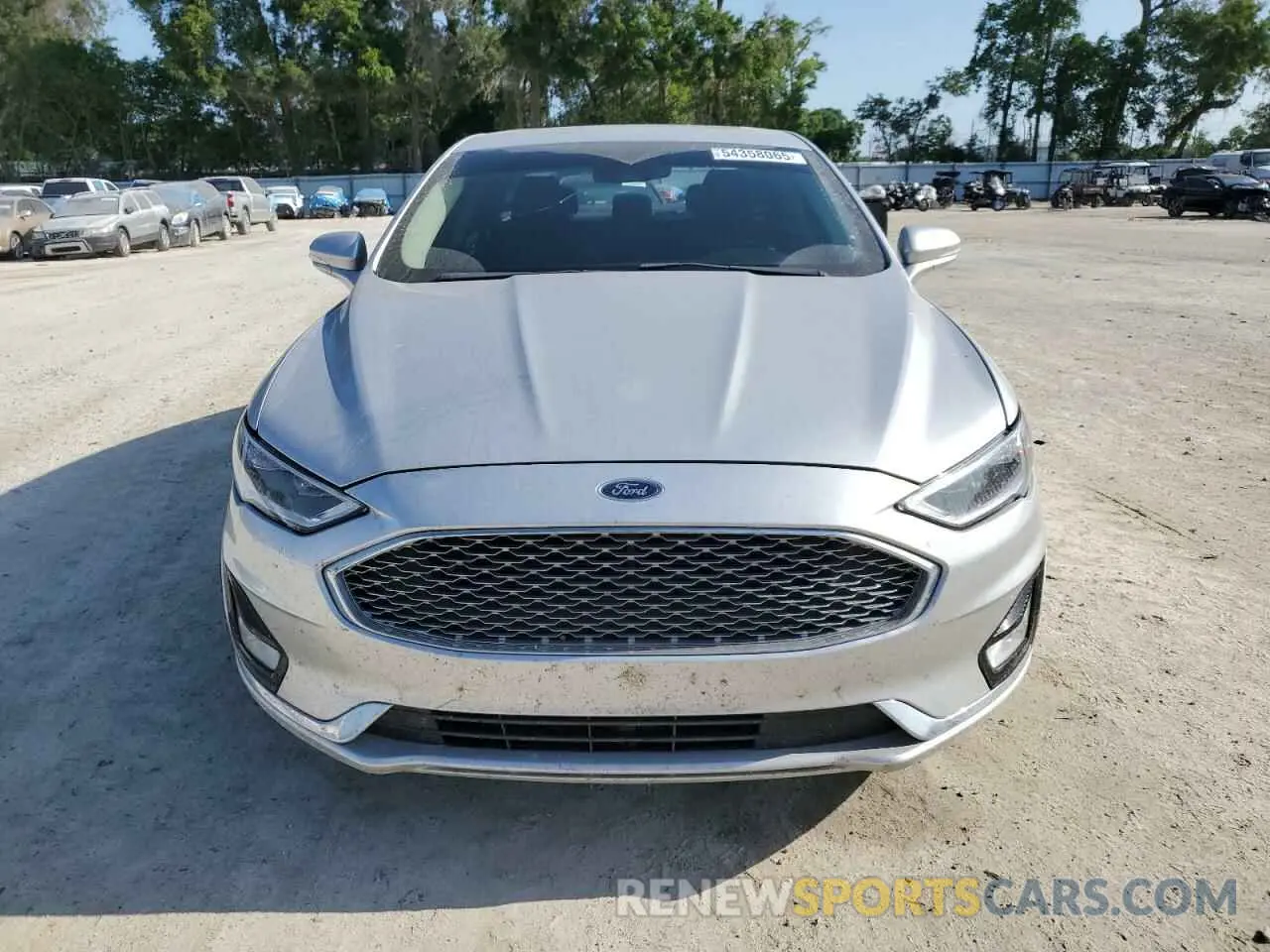 5 fotografías del automóvil dañado 3FA6P0RU1KR209297 FORD FUSION 2019
