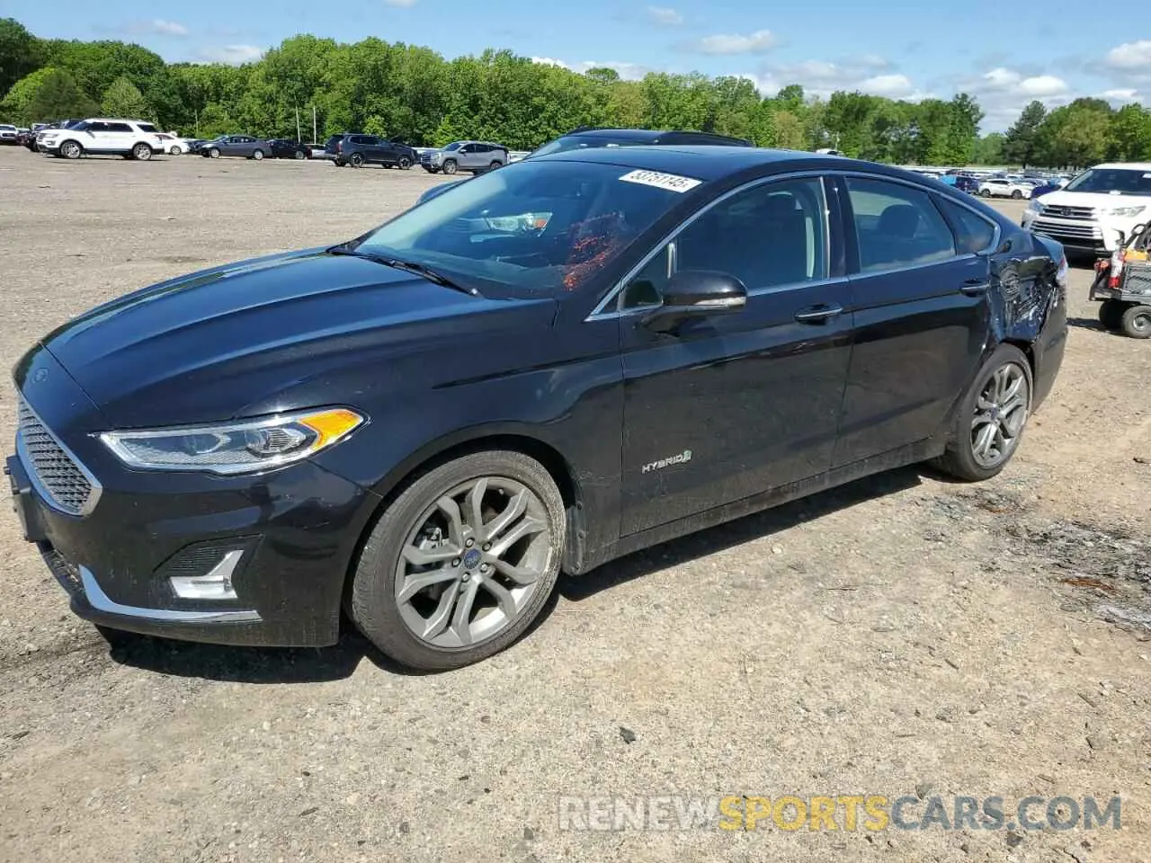 1 fotografías del automóvil dañado 3FA6P0RU1KR243210 FORD FUSION 2019
