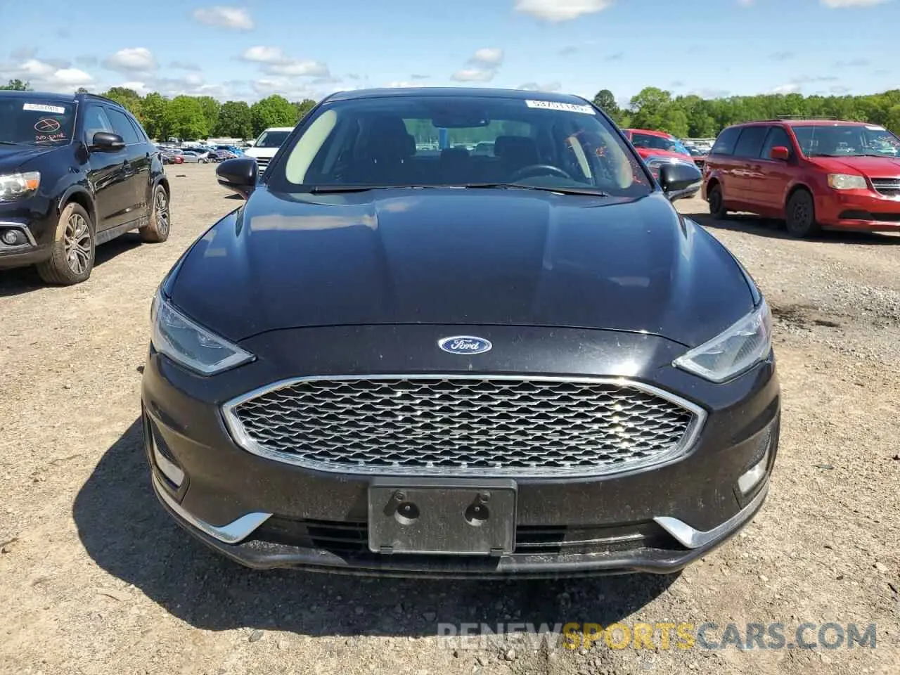 5 fotografías del automóvil dañado 3FA6P0RU1KR243210 FORD FUSION 2019