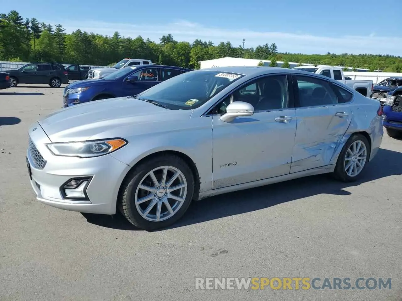 1 fotografías del automóvil dañado 3FA6P0RU1KR260816 FORD FUSION 2019