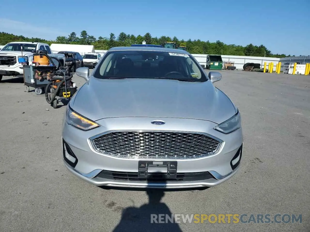 5 fotografías del automóvil dañado 3FA6P0RU1KR260816 FORD FUSION 2019