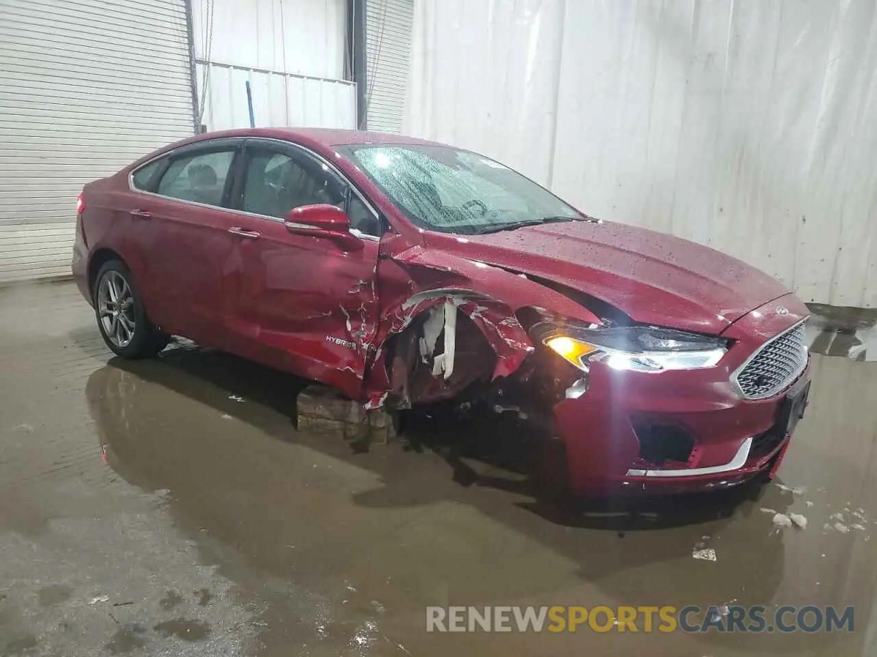 4 fotografías del automóvil dañado 3FA6P0RU2KR204335 FORD FUSION 2019