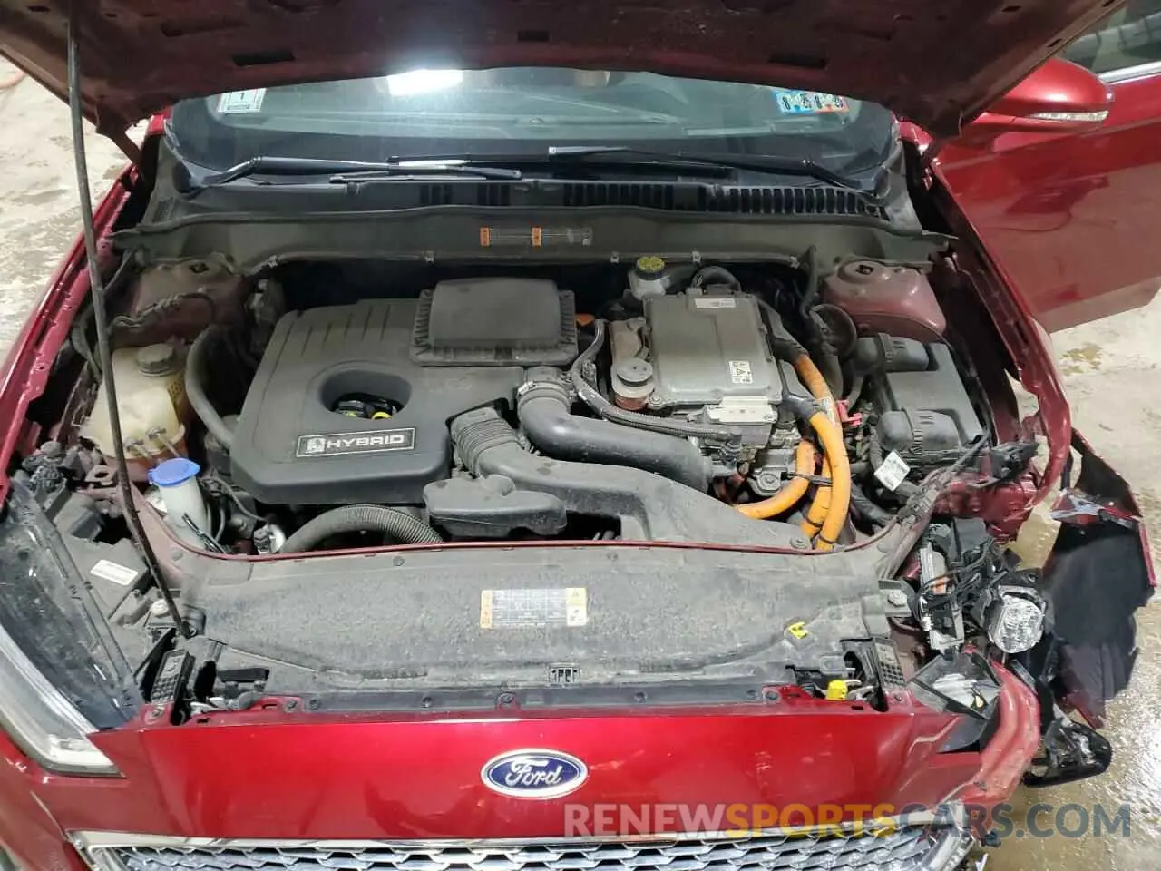 11 fotografías del automóvil dañado 3FA6P0RU2KR257553 FORD FUSION 2019