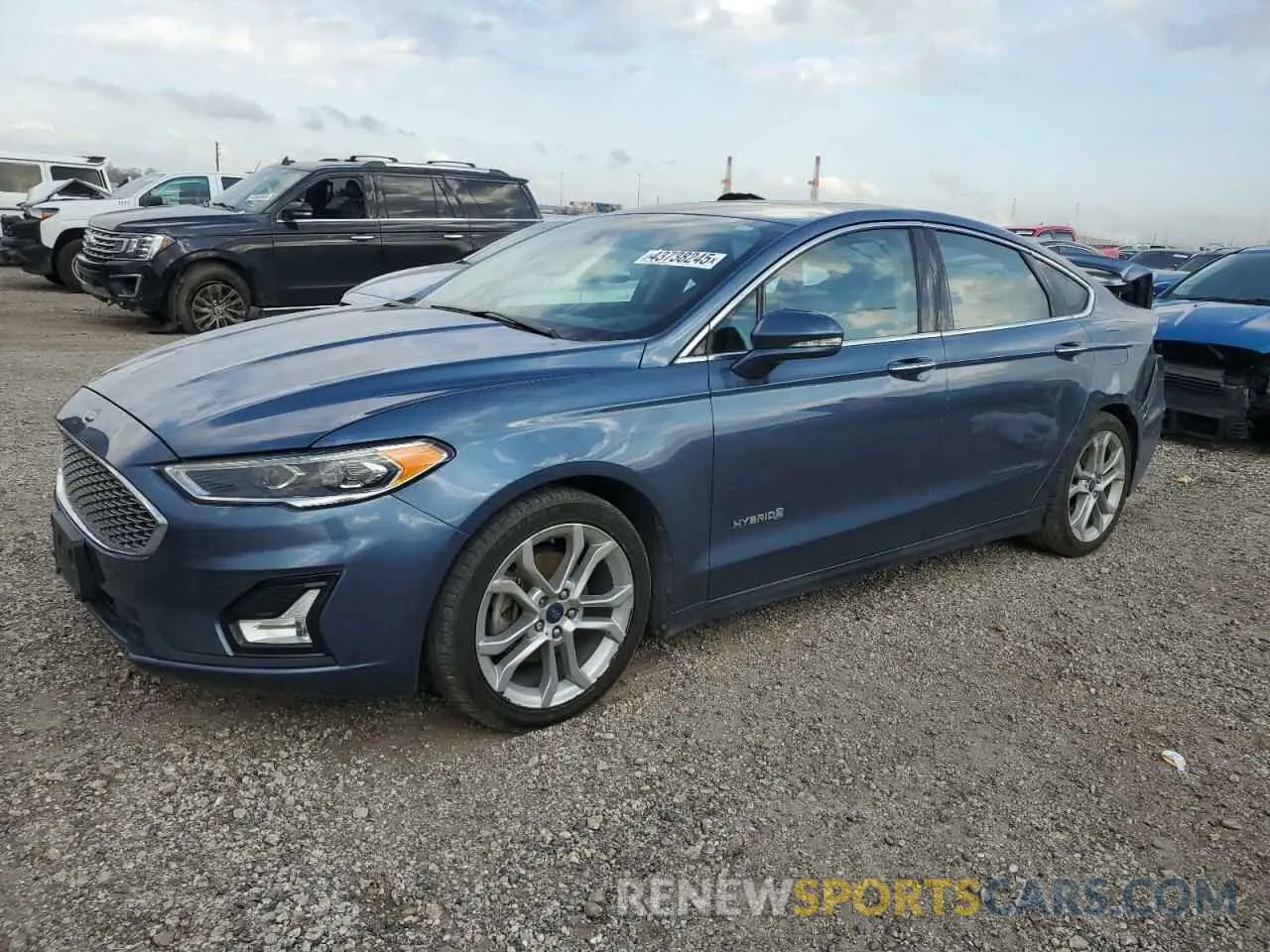 1 fotografías del automóvil dañado 3FA6P0RU3KR260316 FORD FUSION 2019