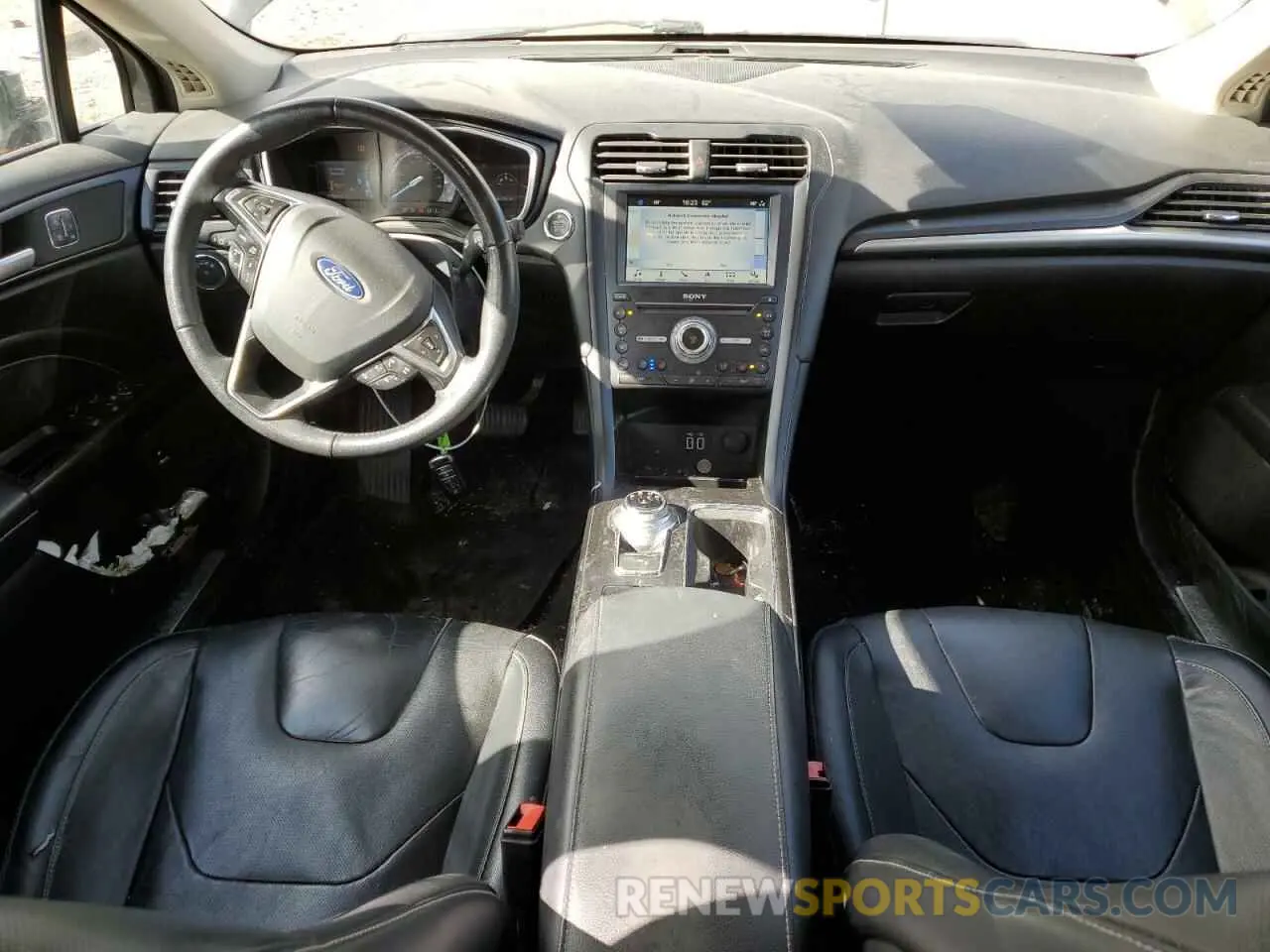 8 fotografías del automóvil dañado 3FA6P0RU5KR118341 FORD FUSION 2019