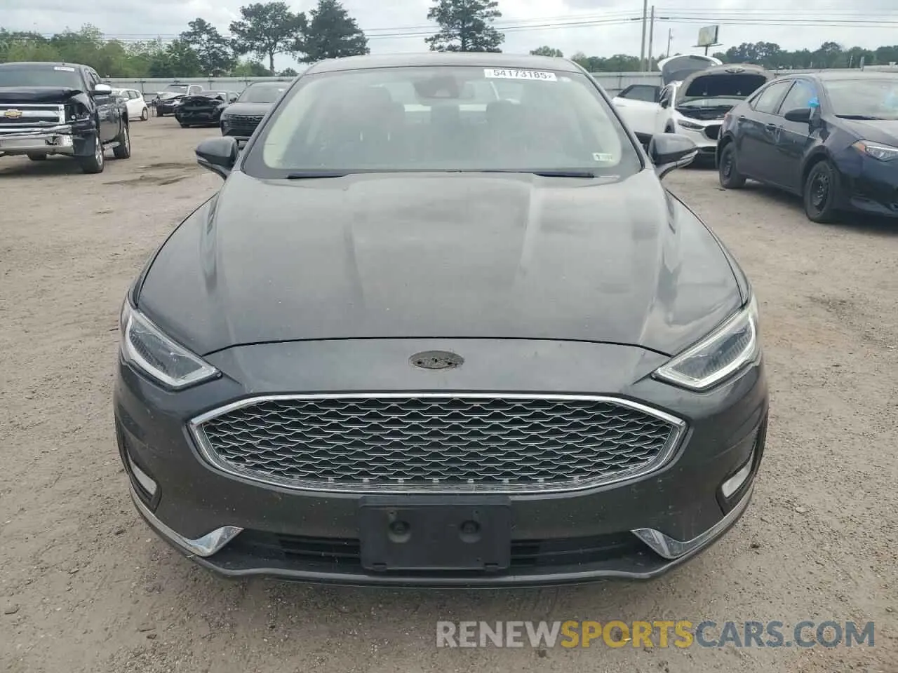 5 fotografías del automóvil dañado 3FA6P0RU6KR106828 FORD FUSION 2019