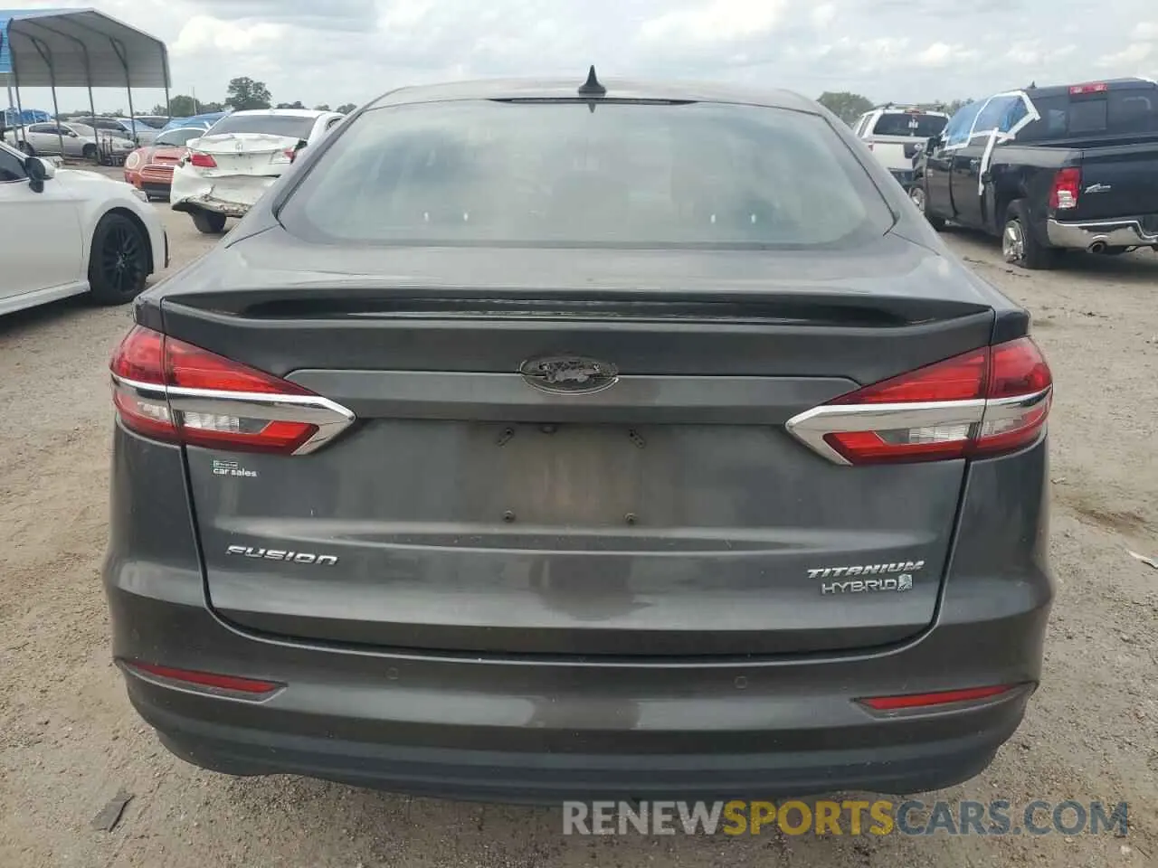 6 fotografías del automóvil dañado 3FA6P0RU6KR106828 FORD FUSION 2019